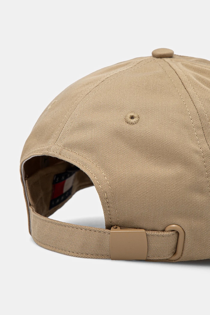 Doplňky Tommy Jeans kšiltovka pánská bavlněná AM0AM12933 zelená
