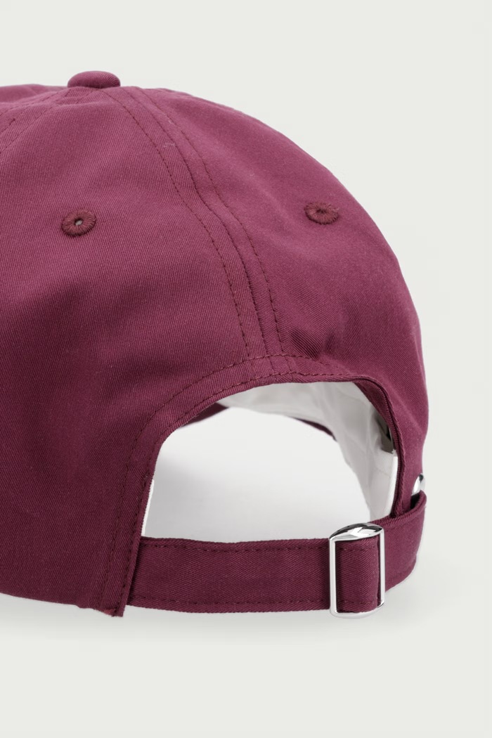 Akcesoria Tommy Jeans czapka z daszkiem męska bawełniana AM0AM12933 fioletowy