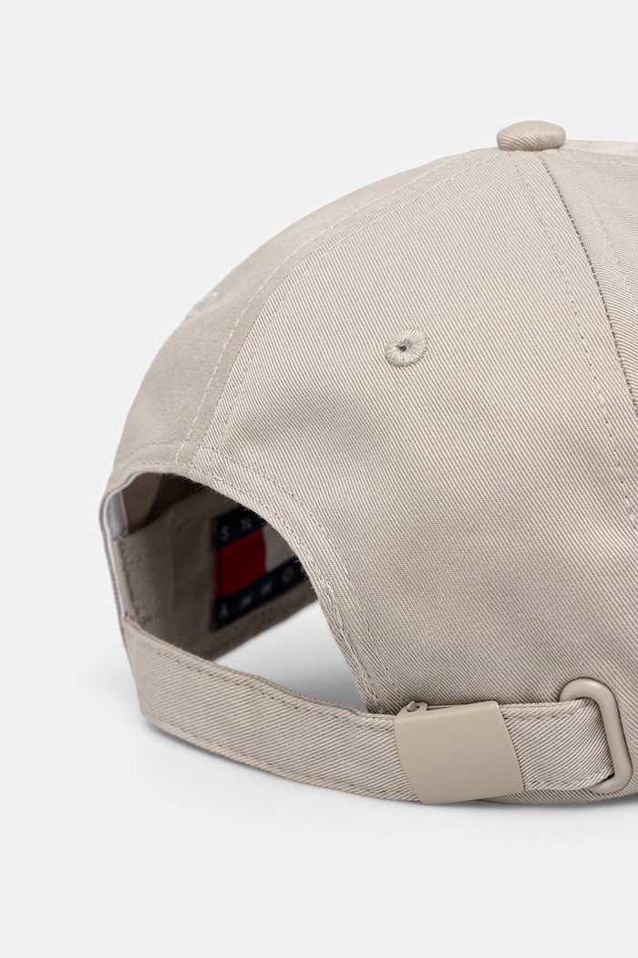 Dodatki Tommy Jeans kapa s šiltom moška bombažna AM0AM12933 bež