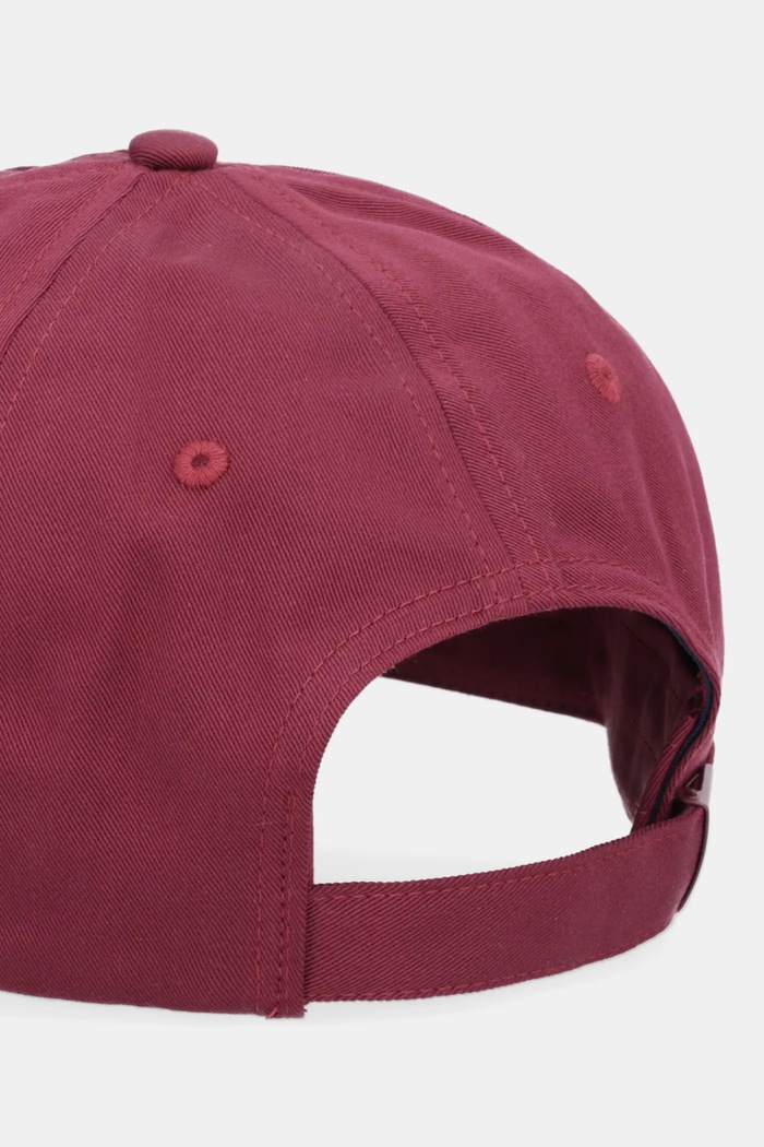 Doplňky Tommy Jeans kšiltovka pánská bavlněná AM0AM12933 burgundské
