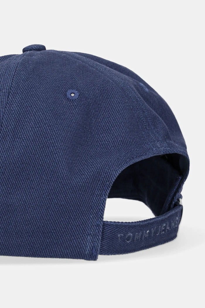 Αξεσουάρ Βαμβακερό καπέλο του μπέιζμπολ Tommy Jeans AM0AM13318 σκούρο μπλε