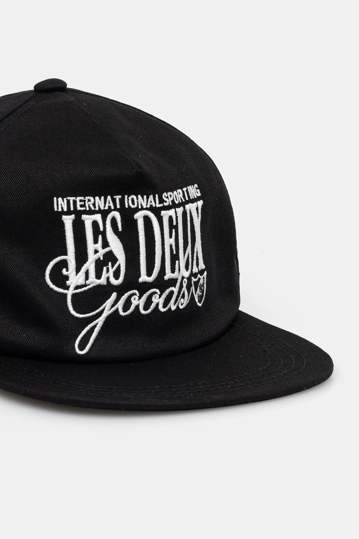 Les Deux pamut baseball sapka LDM703049 fekete SS25