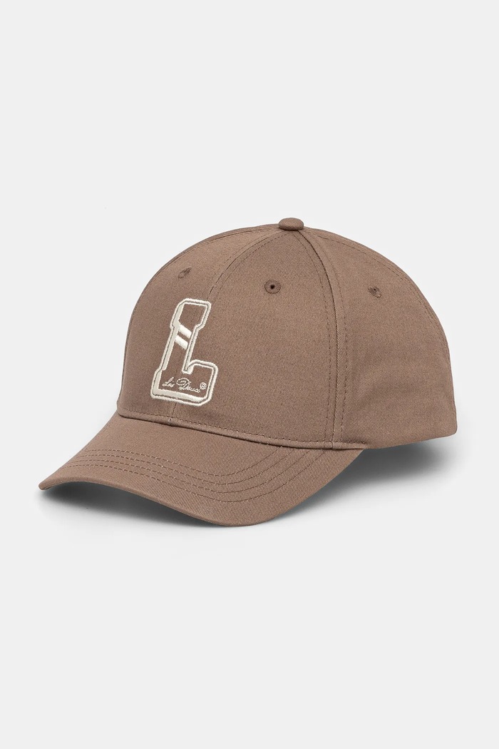 Les Deux șapcă de baseball din bumbac bumbac maro LDM702100