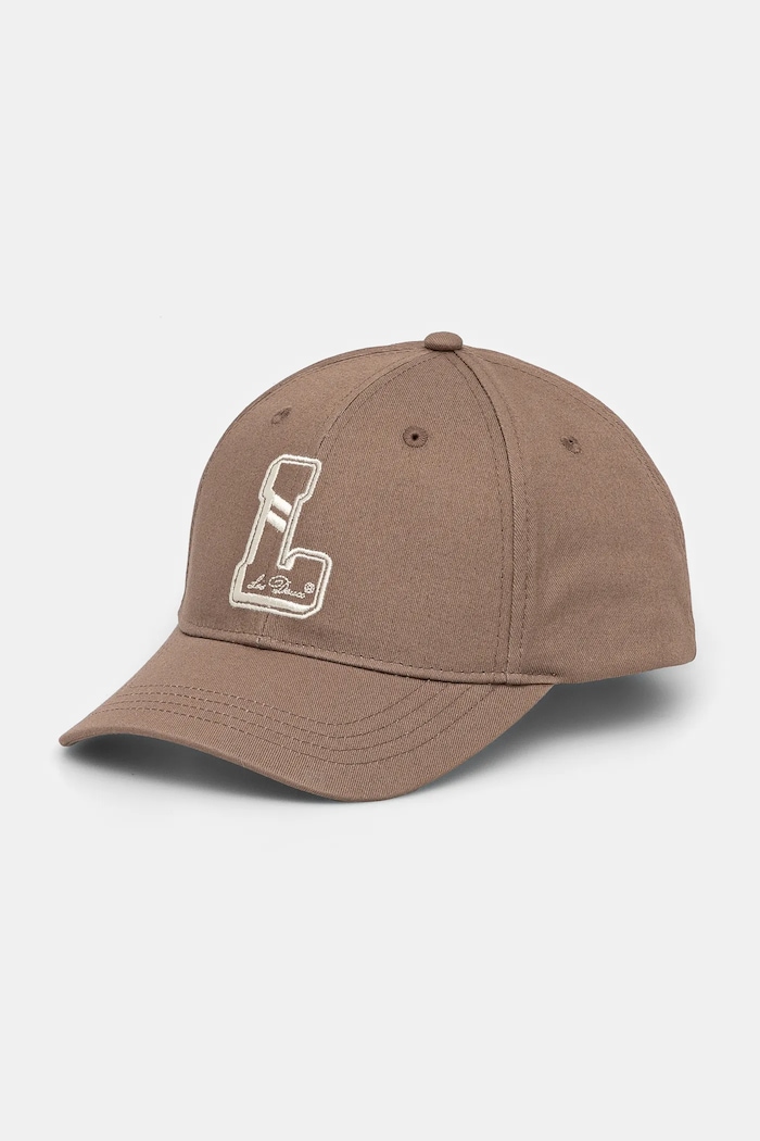 Les Deux șapcă de baseball din bumbac bumbac maro LDM702100