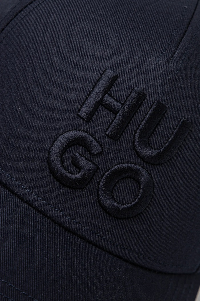 Βαμβακερό καπέλο του μπέιζμπολ HUGO San Jared-C 50533409 σκούρο μπλε SS25