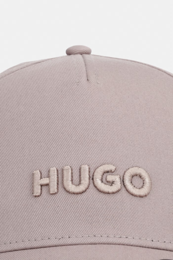 HUGO șapcă bărbătească de bumbac Jude 50533410 bej SS26