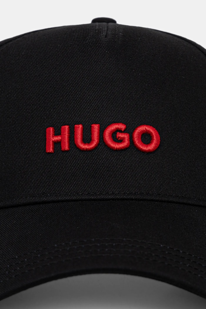 HUGO kšiltovka pánská bavlněná Jude 50533410 černá SS26