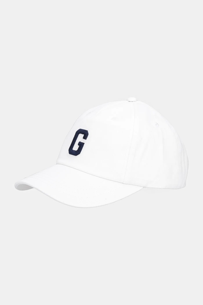Pamučna kapa sa šiltom Guess Jeans natpis bijela M5RZ16.WF8V1