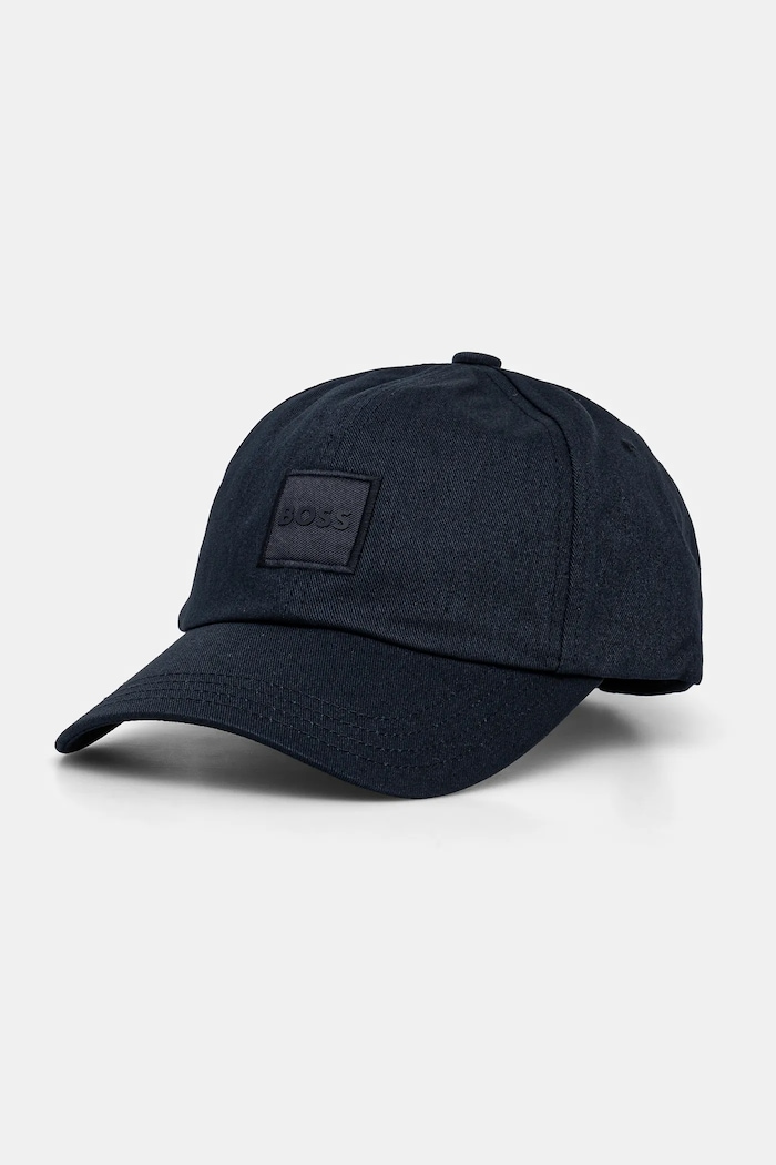BOSS Orange șapcă de baseball pentru bărbați din bumbac Derrel-PL bleumarin 50535555