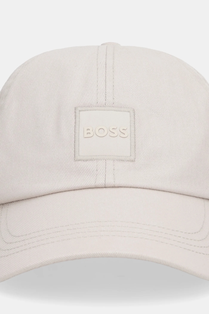 BOSS Orange czapka bejsbolówka męska bawełniana Derrel-PL 50535555 beżowy SS26