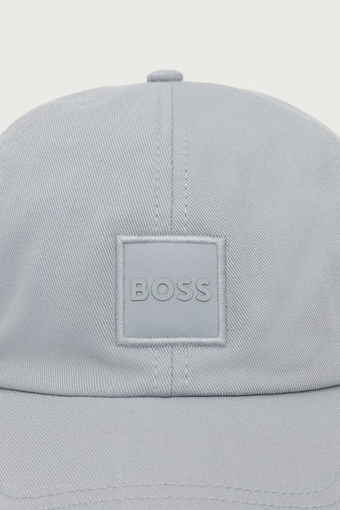BOSS Orange Czapka bejsbolówka męska bawełniana Derrel-PL 50535555 szary SS26