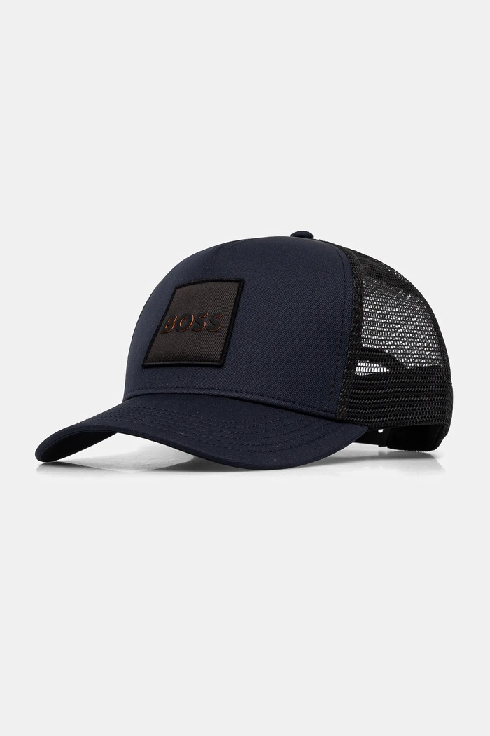 BOSS Orange trucker čepice pánská Elliot-PL další námořnická modř 50535622