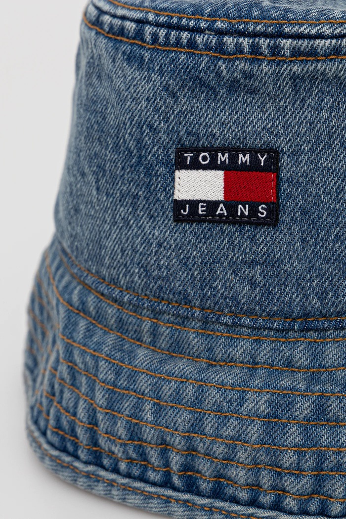 Akcesoria Tommy Jeans kapelusz jeansowy AM0AM13289 niebieski