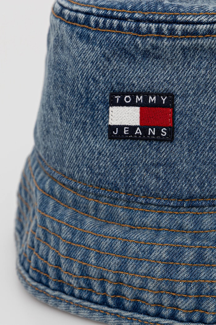 Akcesoria Tommy Jeans kapelusz jeansowy AM0AM13289 niebieski