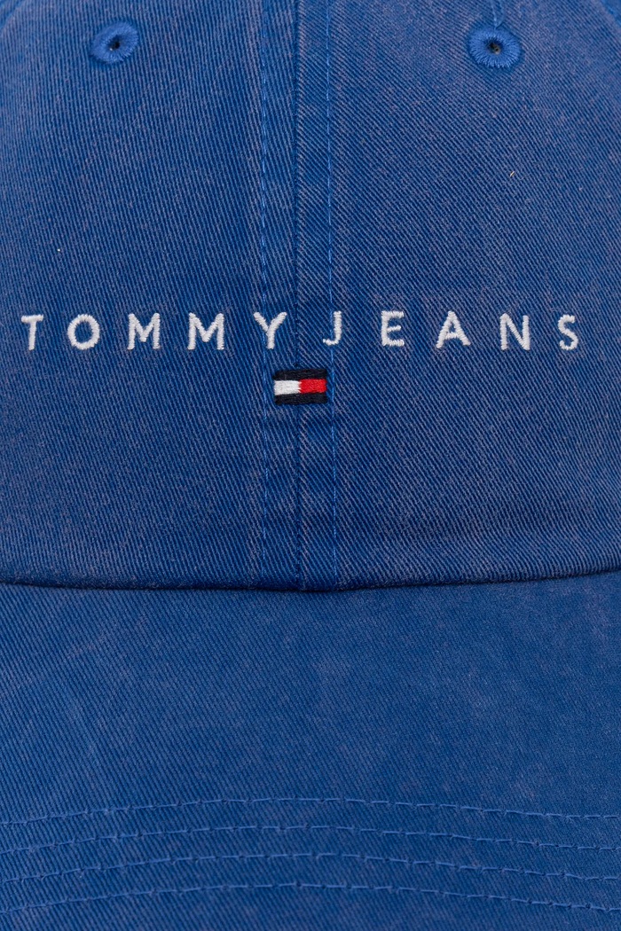 Tommy Jeans șapcă de baseball din bumbac AM0AM13355 violet SS25