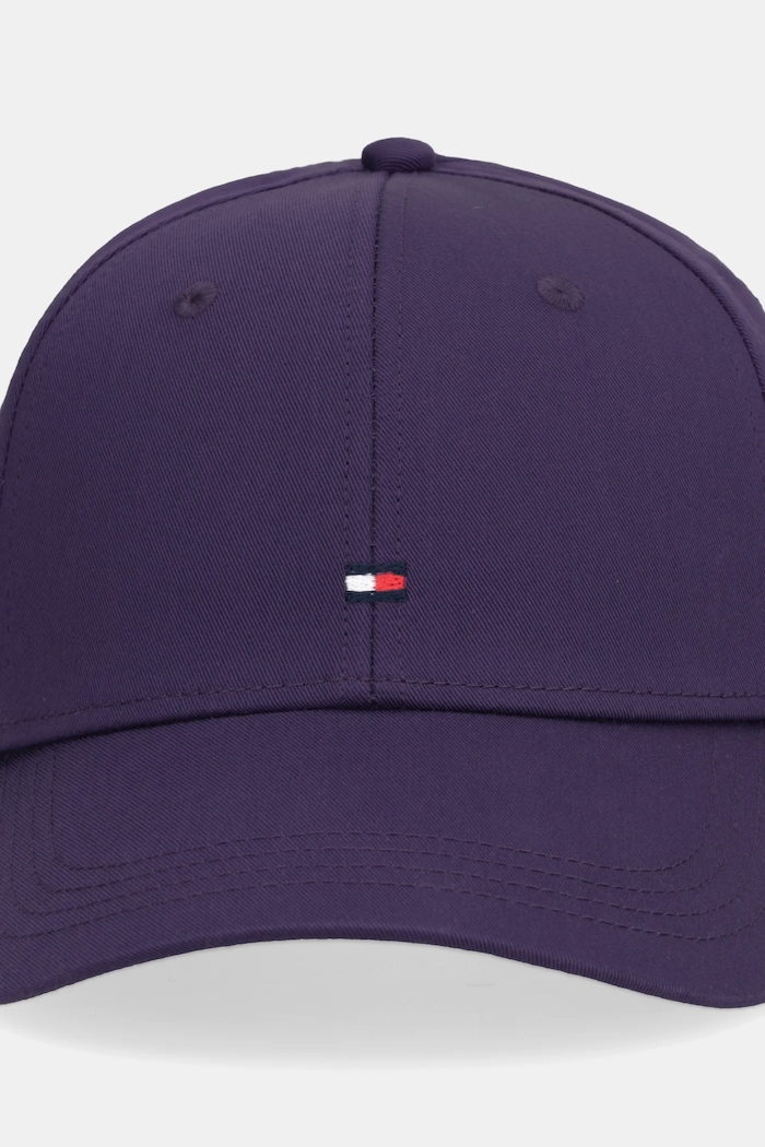 Tommy Hilfiger baseballová čepice pánská bavlněná AM0AM13008 fialová SS26