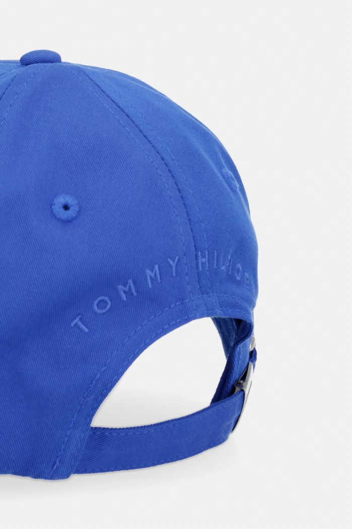 Αξεσουάρ Tommy Hilfiger καπέλο μπέιζμπολ ανδρικό βαμβακερό AM0AM13008 σκούρο μπλε
