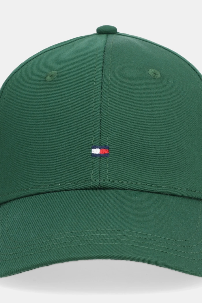 Tommy Hilfiger baseballová čepice pánská bavlněná AM0AM13008 zelená SS26