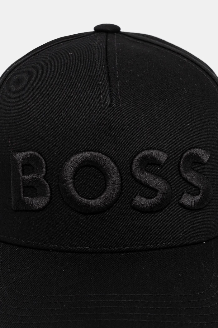 Βαμβακερό καπέλο του μπέιζμπολ BOSS San Jared-C 50536482 μαύρο AW25