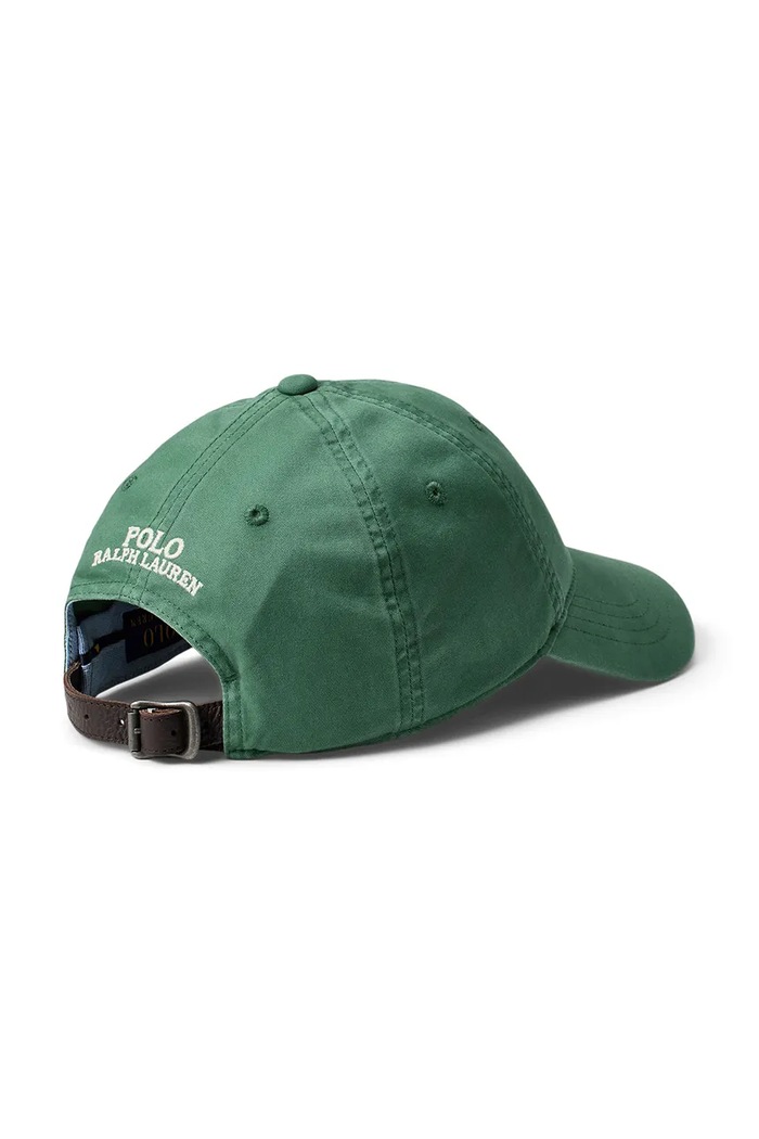 Бавовняна бейсболка Polo Ralph Lauren 710960726 сірий SS26