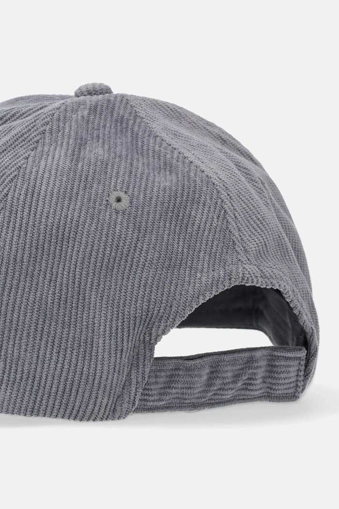 Akcesoria Calvin Klein czapka z daszkiem sztruksowa K50K512612 szary