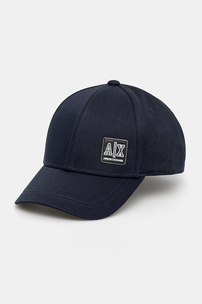 Armani Exchange șapcă bumbac bleumarin XM001255.AF15066