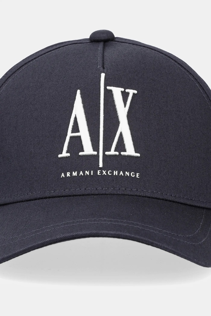 Pamučna kapa sa šiltom Armani Exchange XM000811.AF13343.NOS mornarsko plava AA00