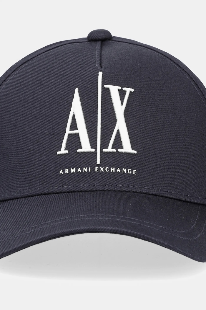 Pamučna kapa sa šiltom Armani Exchange XM000811.AF13343.NOS mornarsko plava AA00