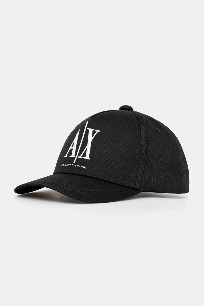 Bavlnená šiltovka Armani Exchange bavlna čierna XM000811.AF13343.NOS