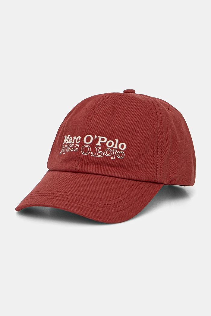 Хлопковая кепка Marc O'Polo аппликация красный 522803801014