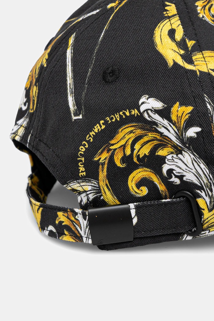 Accesorii Versace Jeans Couture șapcă de baseball din bumbac 78GAZK10.ZG364 negru