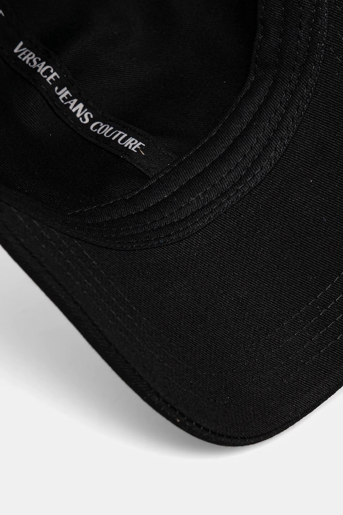 Versace Jeans Couture berretto da baseball in cotone nero 78GAZK26.ZG366