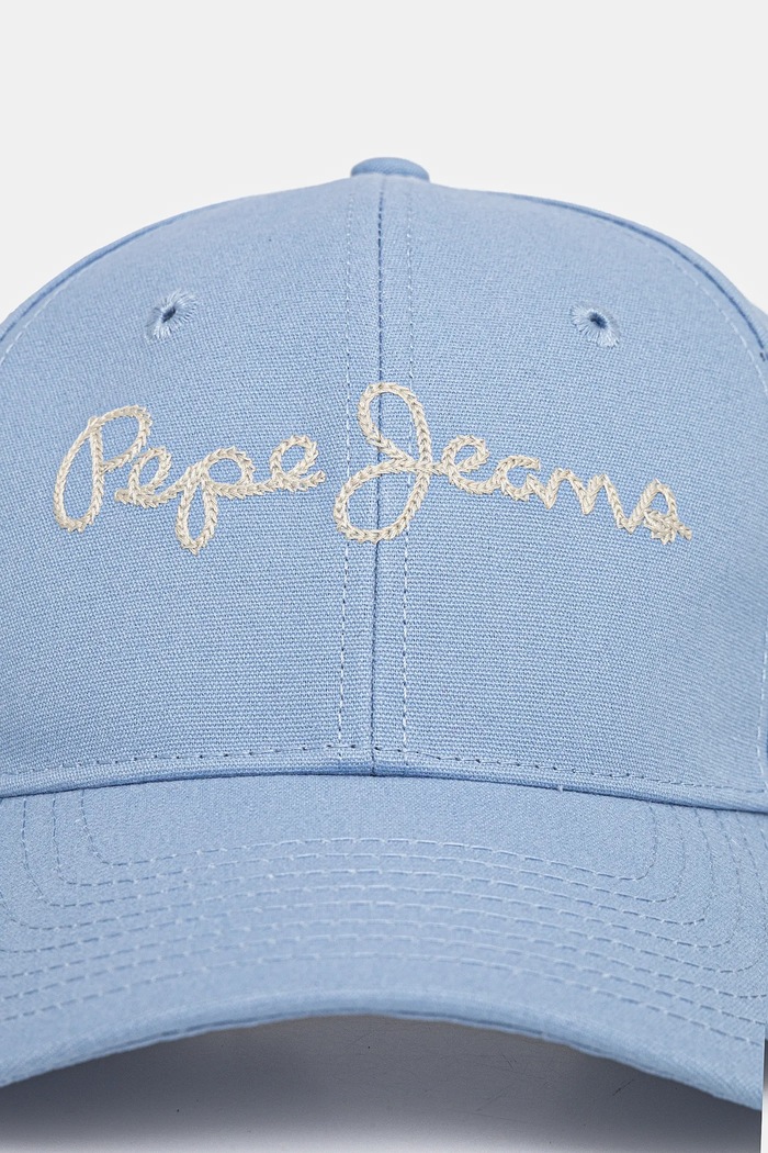 Pamučna kapa sa šiltom Pepe Jeans MALLON CAP PM040567 plava SS25