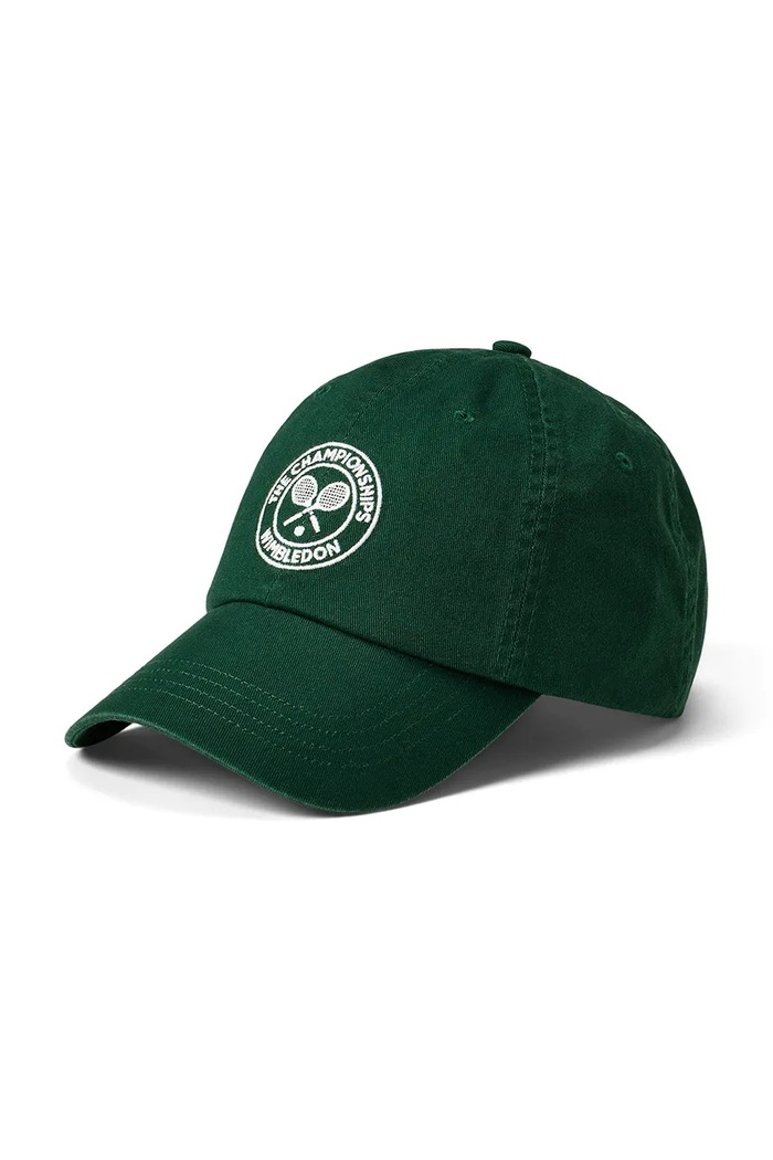 Bavlněná baseballová čepice Polo Ralph Lauren Wimbledon Collection bavlna zelená 710970541