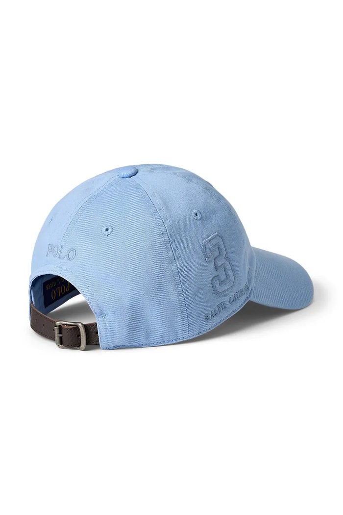 Bavlnená šiltovka Polo Ralph Lauren 710957159 modrá SS25
