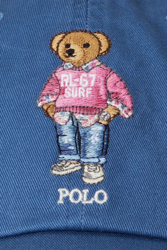 Αξεσουάρ Βαμβακερό καπέλο του μπέιζμπολ Polo Ralph Lauren 710963777 σκούρο μπλε