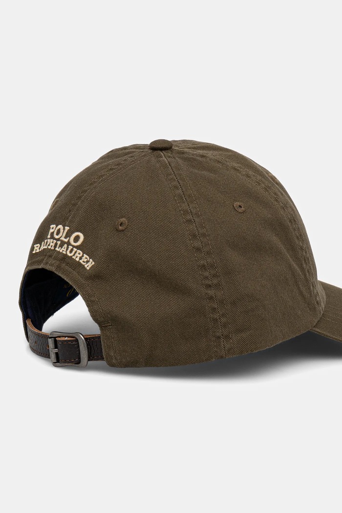 Dodaci Pamučna kapa sa šiltom Polo Ralph Lauren 710966835 zelena