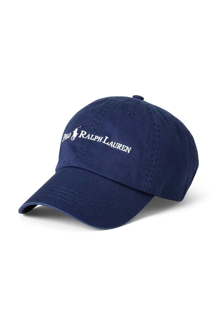 Polo Ralph Lauren Sport Cap baseballová čepice bavlněná pánská hladký námořnická modř 710958055