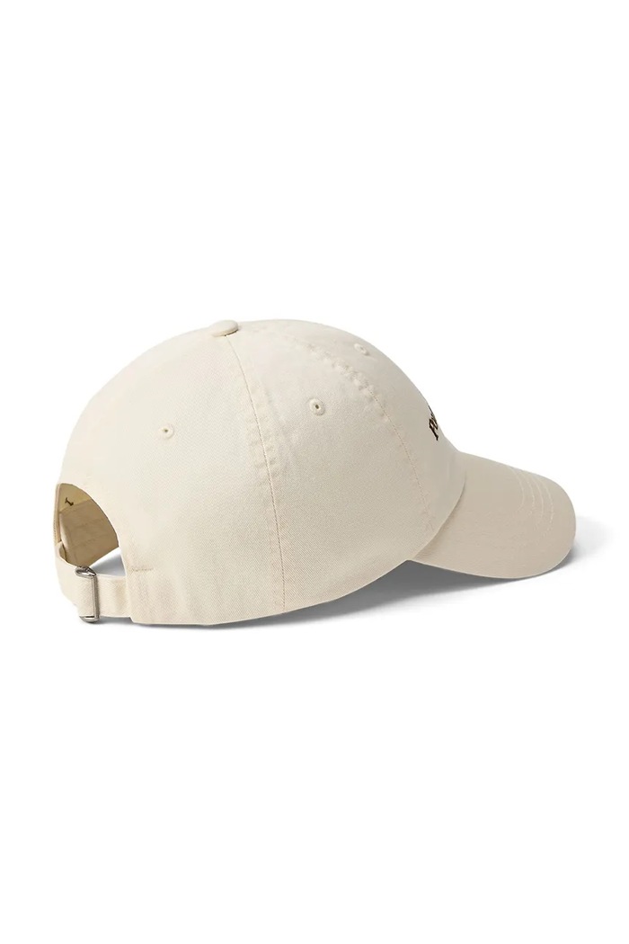 Polo Ralph Lauren Sport Cap czapka bejsbolówka bawełniana męska 710958055 beżowy SS26