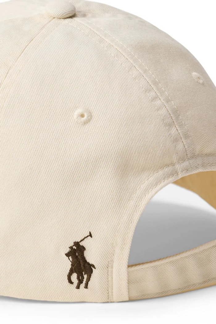 Polo Ralph Lauren Sport Cap czapka bejsbolówka bawełniana męska beżowy 710958055
