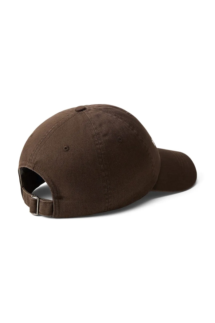 Polo Ralph Lauren Sport Cap czapka bejsbolówka bawełniana męska 710958055 brązowy SS26
