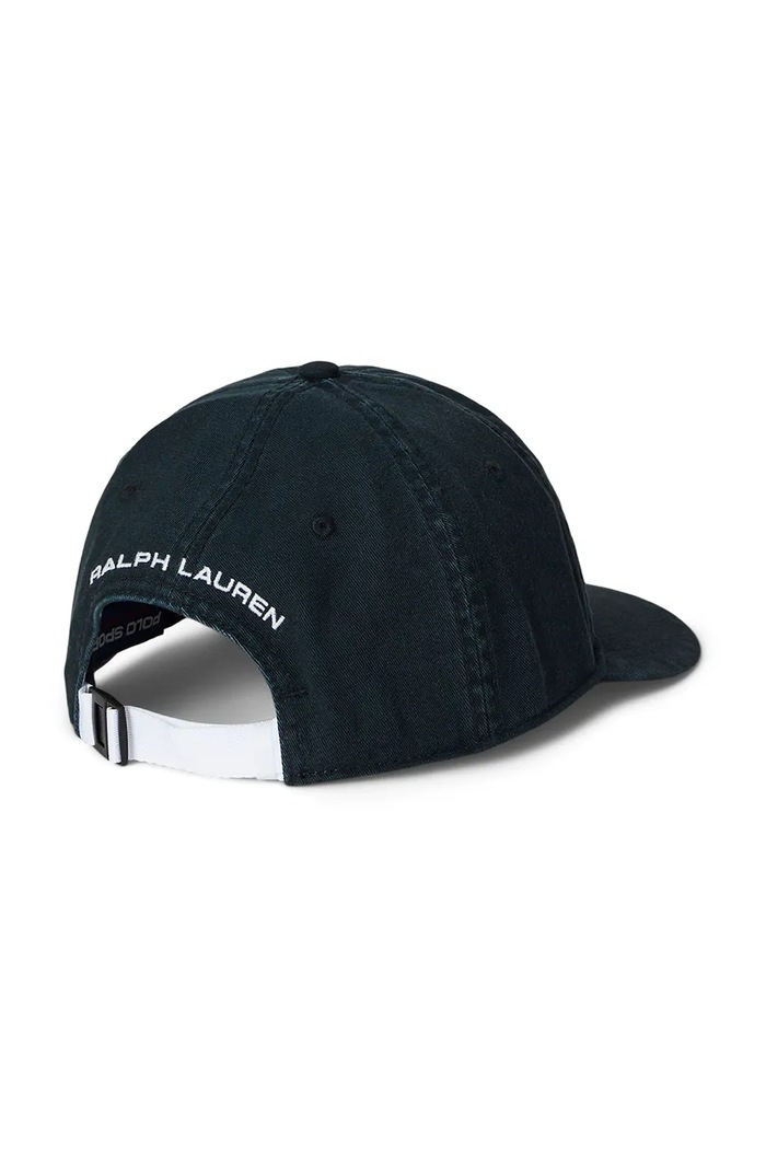 Bavlnená šiltovka Polo Ralph Lauren 710968733 čierna SS25