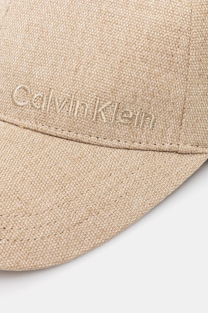 Kšiltovka Calvin Klein K50K512978 béžová SS25