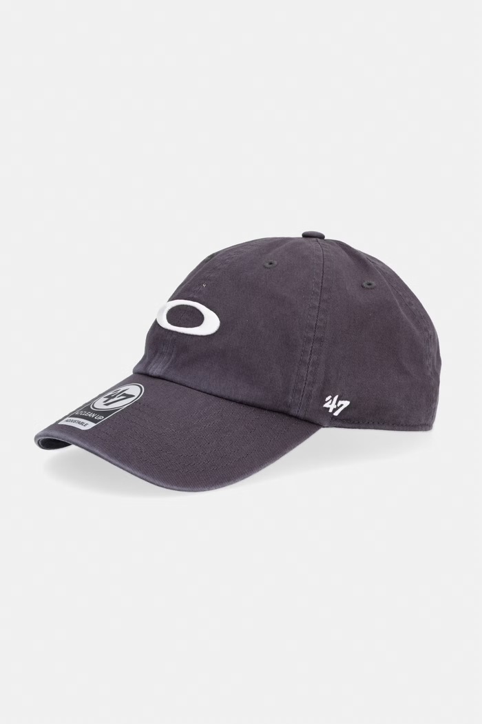 Oakley șapcă pentru bărbați din bumbac uni negru FOS901220
