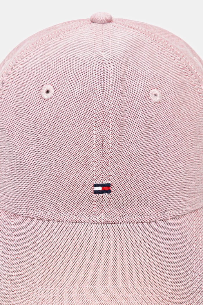 Памучна шапка с козирка Tommy Hilfiger AM0AM13160 розов SS25