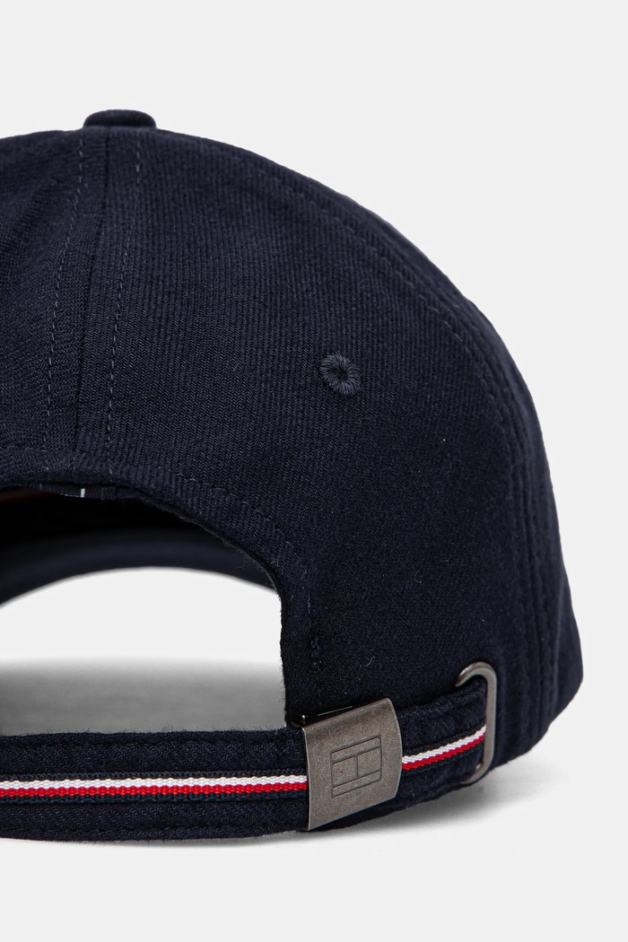 Αξεσουάρ Βαμβακερό καπέλο του μπέιζμπολ Tommy Hilfiger AM0AM13164 σκούρο μπλε