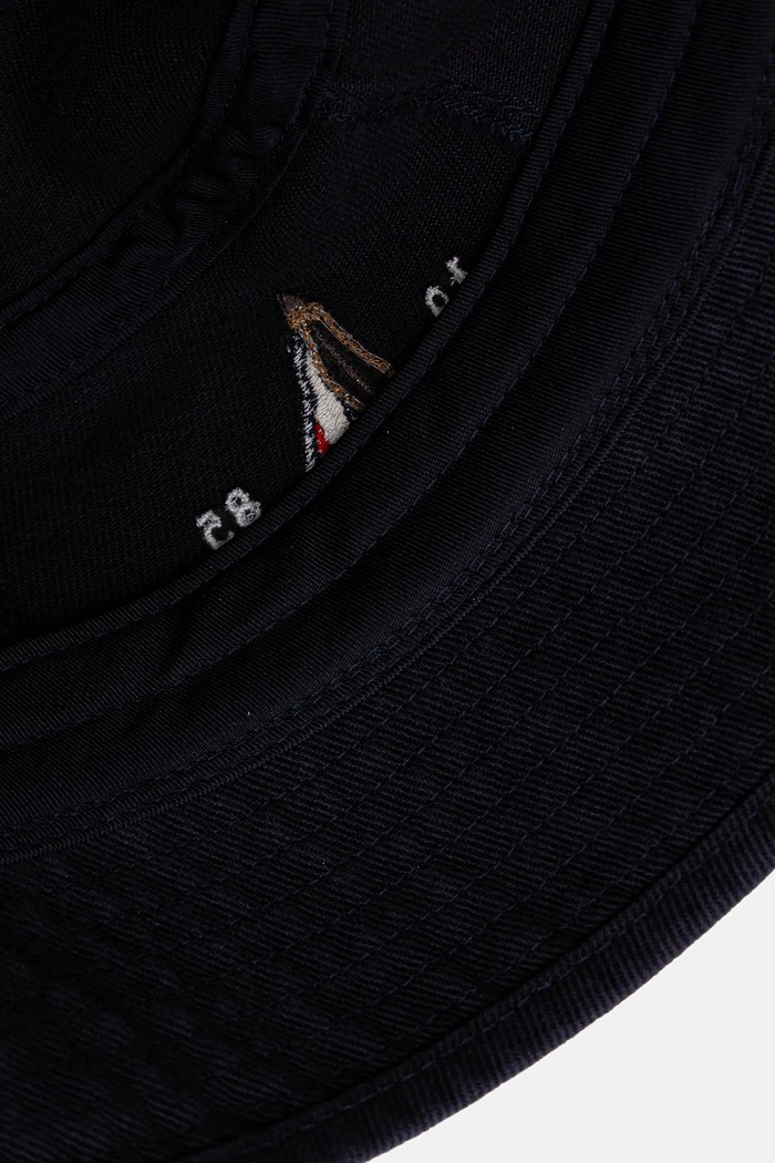 Pamučni šešir Tommy Hilfiger mornarsko plava AM0AM13384