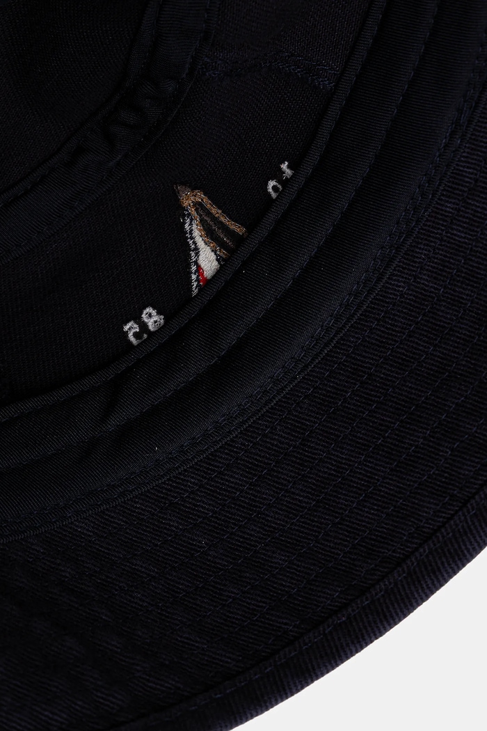 Pamučni šešir Tommy Hilfiger mornarsko plava AM0AM13384