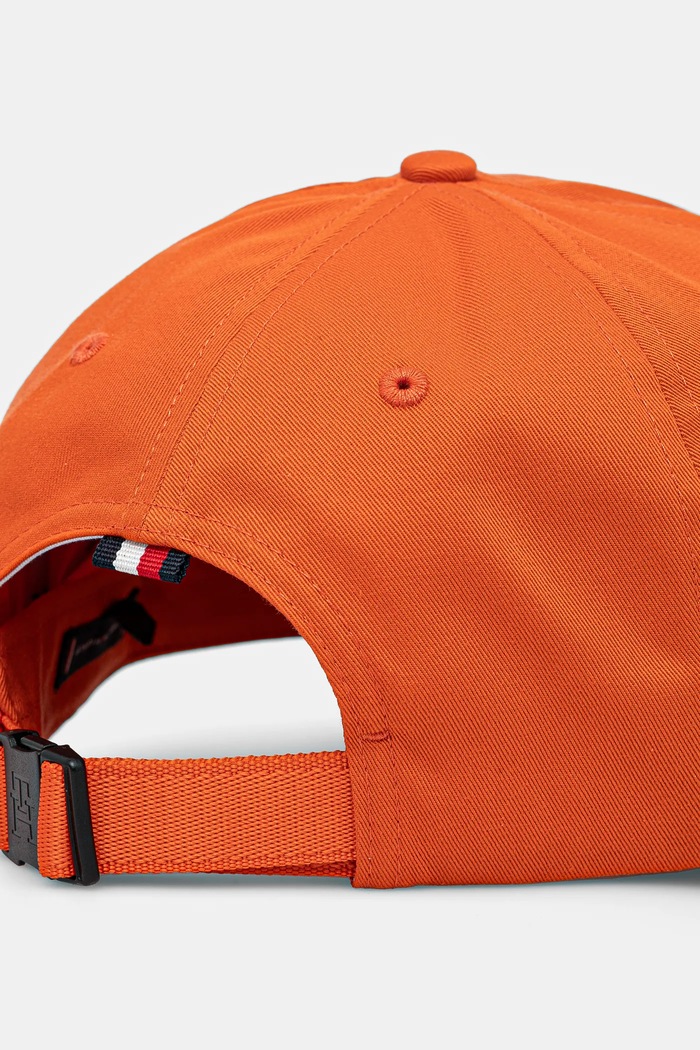 Akcesoria Tommy Hilfiger czapka z daszkiem bawełniana AM0AM13542 pomarańczowy