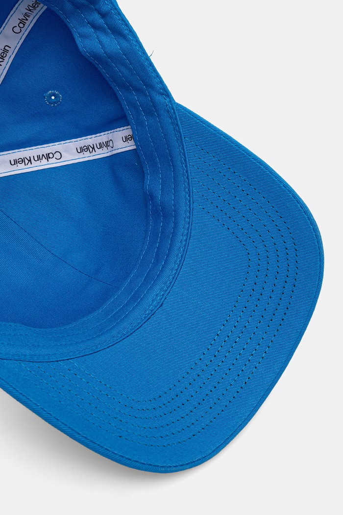 Calvin Klein καπέλο με γείσο ανδρικό βαμβακερό μπλε LV04G5004G